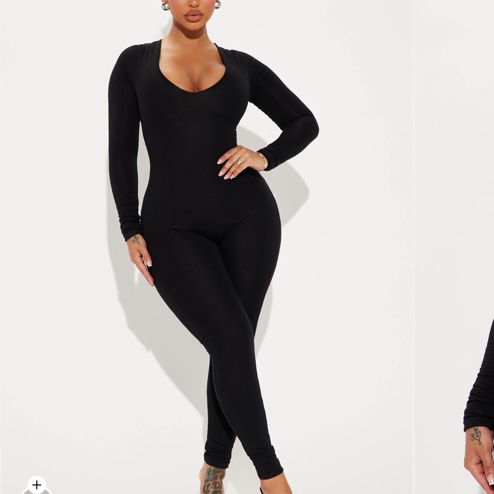 Fashion Nova Black Maiya Jumpsuit